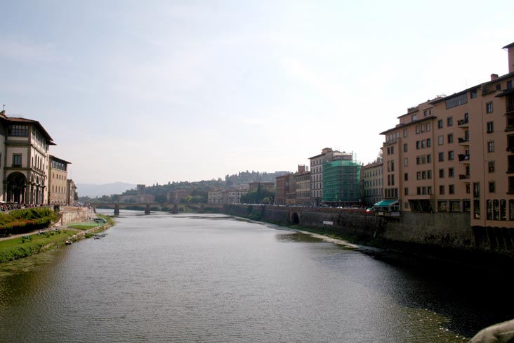 Arno River From Ponte Vecchio, Florence, Tuscany, Italy