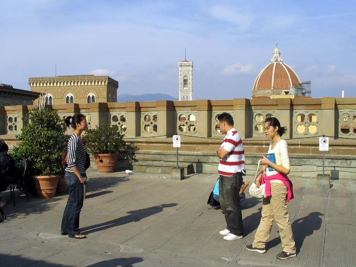 Terrace, Galleria degli Uffizi, Florence, Tuscany, Italy