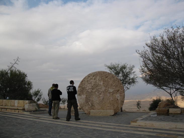 Abu Badd Rolling Stone, Mount Nebo, Jordan