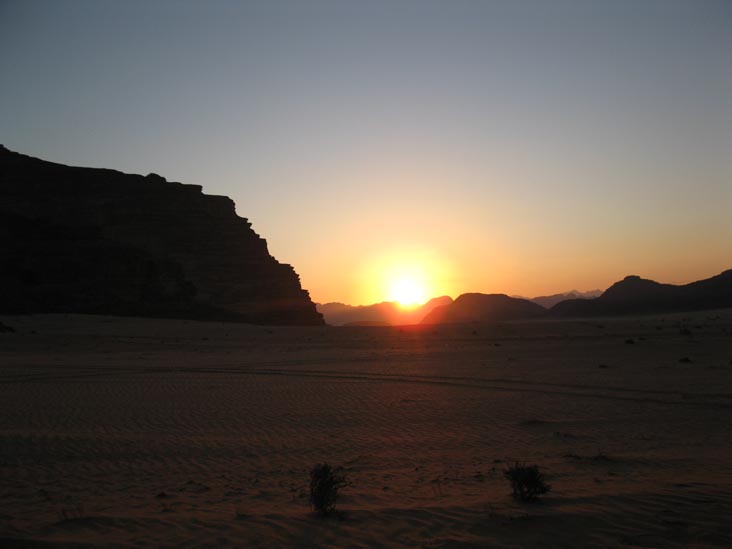 Sunset, Wadi Rum, Jordan