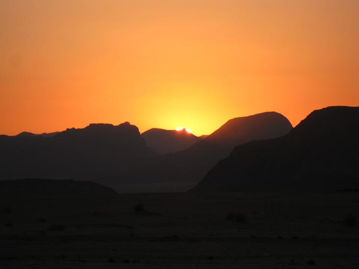 Sunset, Wadi Rum, Jordan