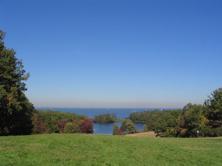 Long Island Sound From Marshall Field Main House, Caumsett State Historic Park, Lloyd Neck, Long Island, New York