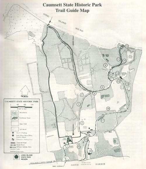 Caumsett State Park Trail Map Caumsett State Historic Park, Lloyd Neck, Long Island, New York