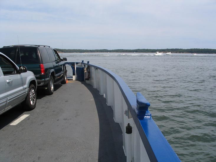 Riding the Ferry to Shelter Island from North Haven