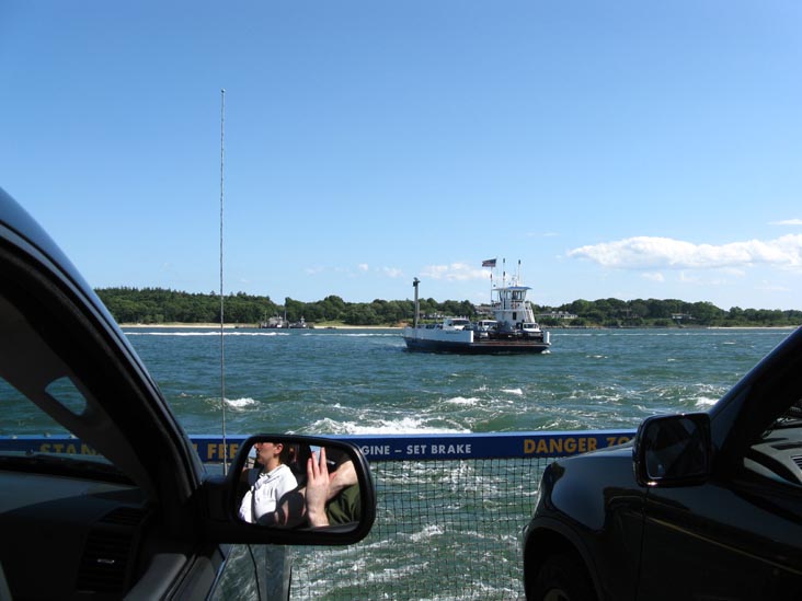 South Ferry From Shelter Island To North Haven, Long Island, New York, July 4, 2009