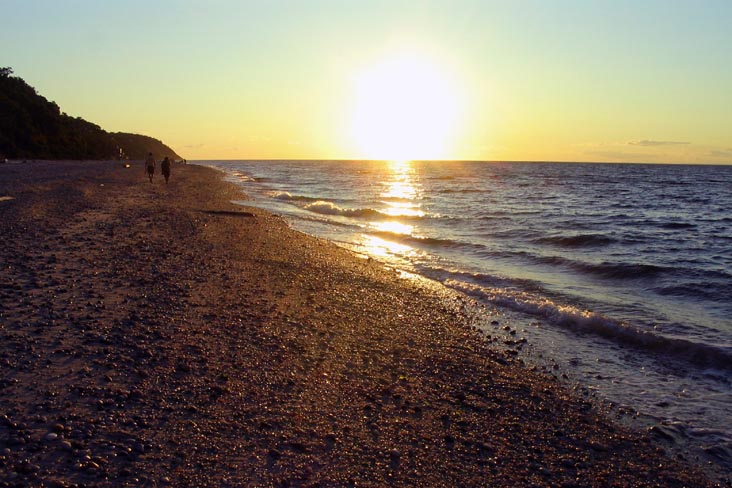 Sunset, Beach, Wildwood State Park, Wading River, Long Island, New York, July 20, 2007, 7:58 p.m.