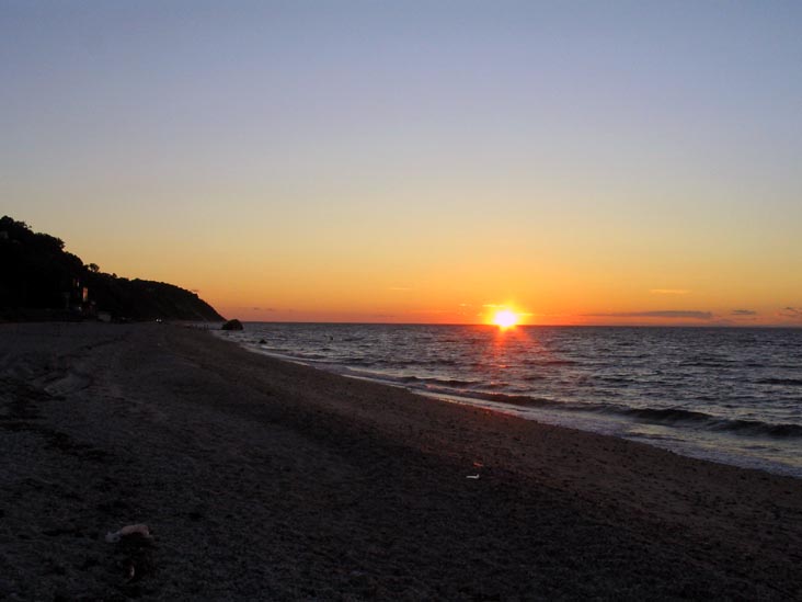 Sunset, Beach, Wildwood State Park, Wading River, Long Island, New York, July 20, 2007, 8:16 p.m.