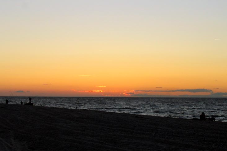 Sunset, Beach, Wildwood State Park, Wading River, Long Island, New York, July 20, 2007, 8:21 p.m.