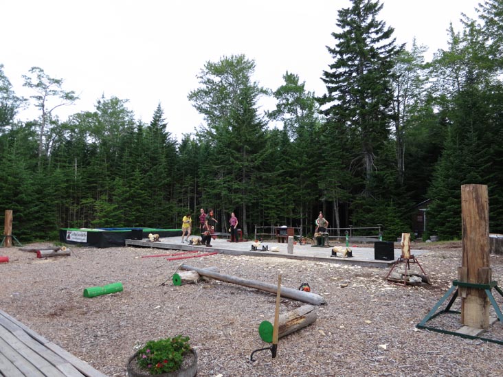 Timber Tina's Great Maine Lumberjack Show, Trenton, Maine, July 4, 2013