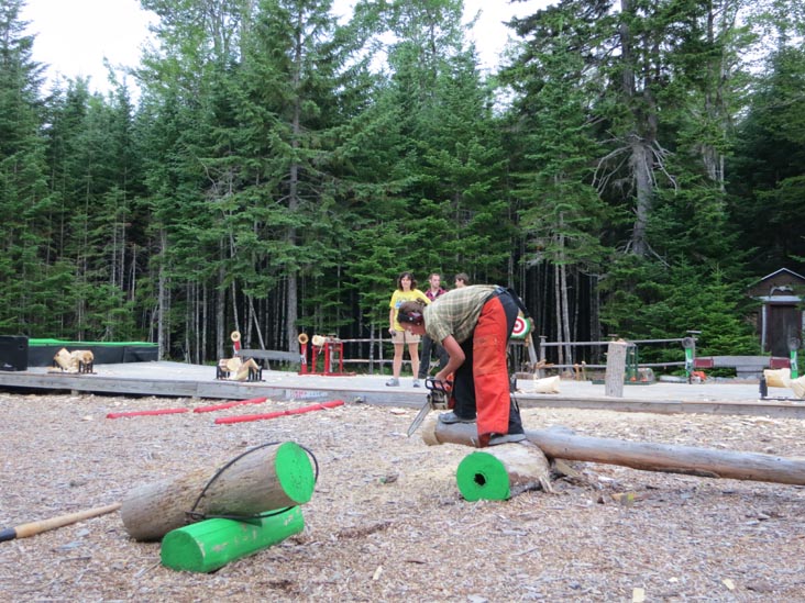 Timber Tina's Great Maine Lumberjack Show, Trenton, Maine, July 4, 2013