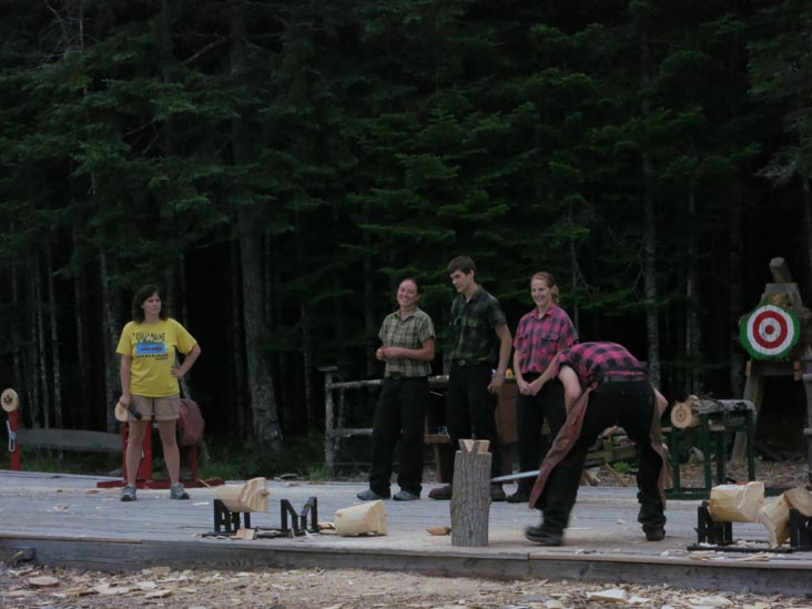 Timber Tina's Great Maine Lumberjack Show, Trenton, Maine, July 4, 2013