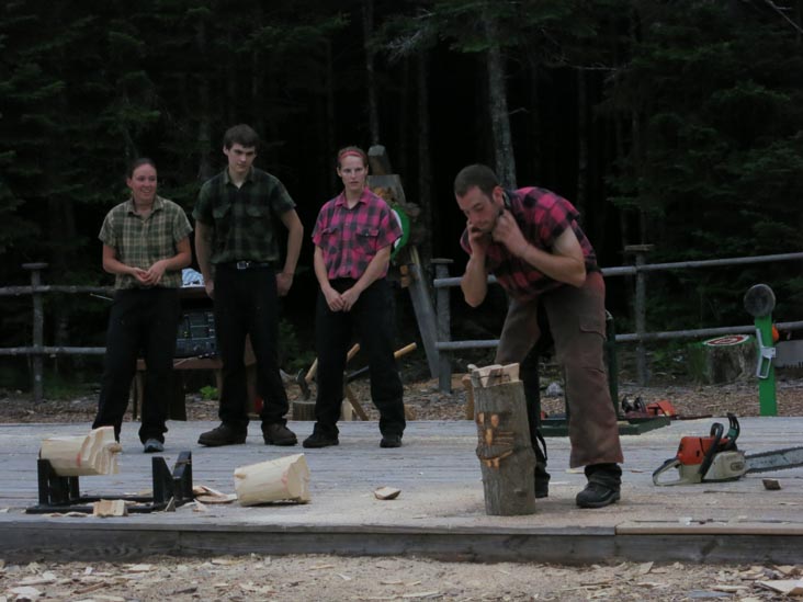 Timber Tina's Great Maine Lumberjack Show, Trenton, Maine, July 4, 2013