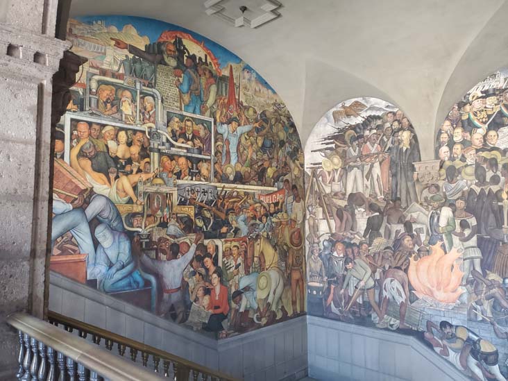The History of Mexico, Palacio Nacional, Centro Histórico, Mexico City/Ciudad de México, Mexico, August 30, 2023