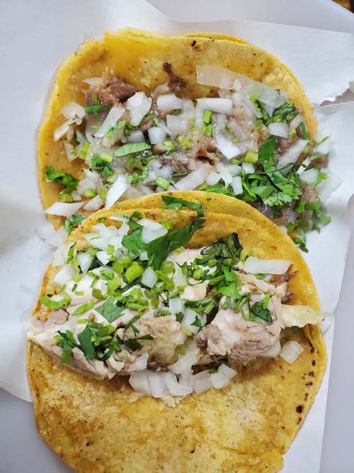 Tacos, Taco de Ojo, Restaurante Taquería Los Cocuyos, Centro Histórico, Mexico City/Ciudad de México, Mexico, September 4, 2023