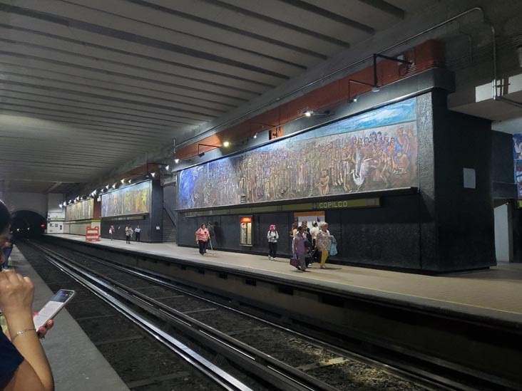 El Perfil del Tiempo Murals, Coplico Metro Station, Mexico City/Ciudad de México, Mexico, September 4, 2023
