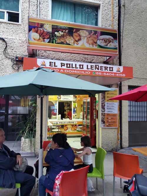 El Pollo Leñero, Avenida Sonora 147, Condesa, Mexico City/Ciudad de México, Mexico, August 25, 2023