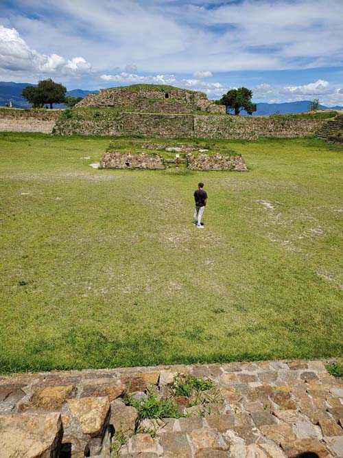 Patio Hundido, Plataforma Norte, Monte Albán, Oaxaca, México, August 22, 2023