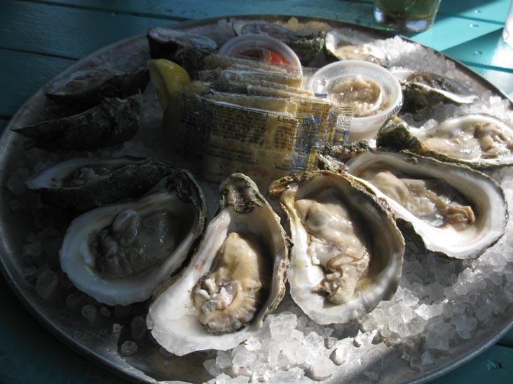 Oysters, Shaggy's Harbor Bar & Grill, Pass Christian Harbor, Pass Christian, Mississippi