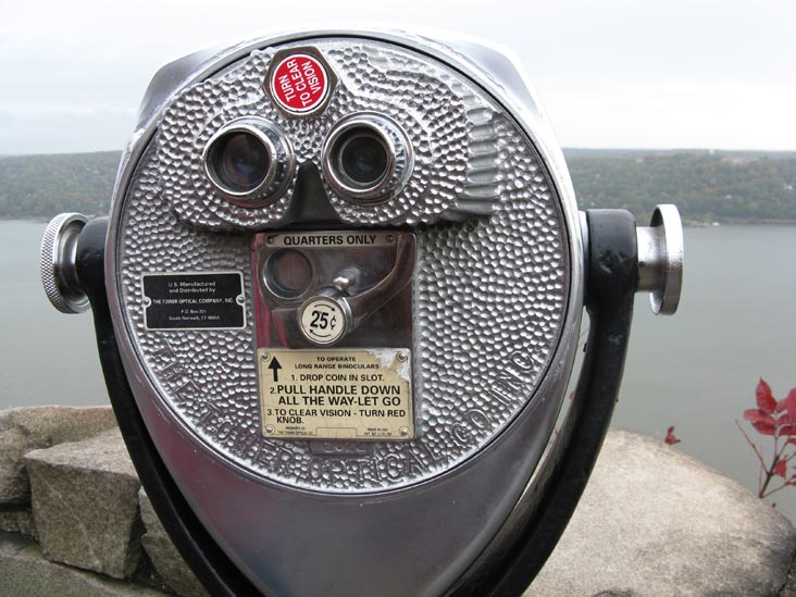 Binocular Viewer, State Line Lookout, Palisades Interstate Park, Bergen County, New Jersey