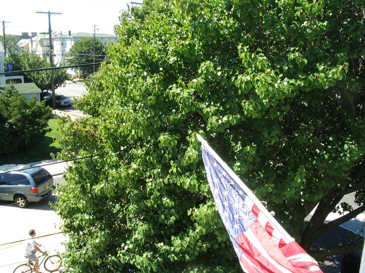 View From Third Floor Porch, Quaker Inn, 39 Main Avenue, Ocean Grove, New Jersey, September 2, 2007