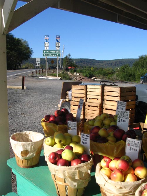 Stoudt's Fruit Stand, Old Route 22, Shartlesville, Pennsylvania