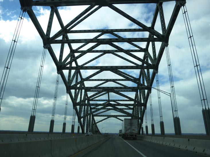 Delaware River-Turnpike Toll Bridge, Bucks County, Pennsylvania, March 22, 2013