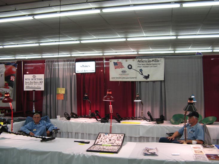 Metal Detector Exhibit, Industrial Exhibits Hall, Bloomsburg Fair, Bloomsburg, Pennsylvania, September 26, 2009