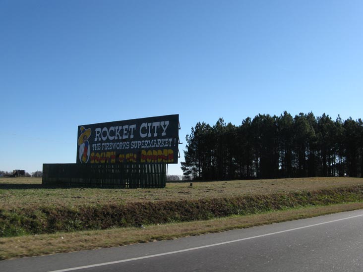 South of the Border Billboard, Southbound US 301-501, Rowland, North Carolina