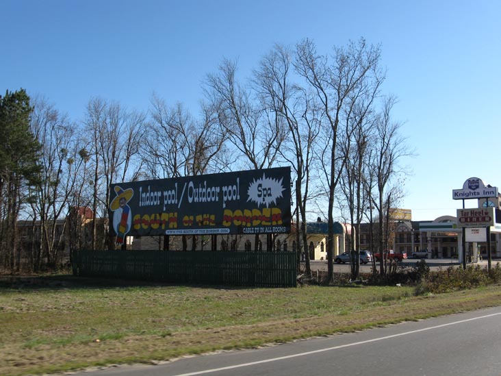 South of the Border Billboard Next To Knights Inn Rowland, 14723 US 301 South, Rowland, North Carolina