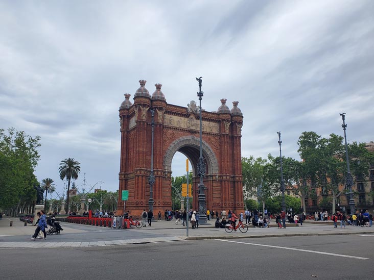 Arc de Triomf, Barcelona, Spain, April 28, 2024