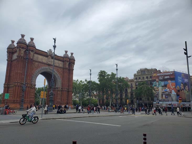 Arc de Triomf, Barcelona, Spain, April 28, 2024