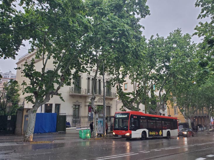 Avinguda del Tibidabo/Avenida del Tibidabo Near Passeig de Sant Gervasi, Barcelona, Spain, April 29, 2024