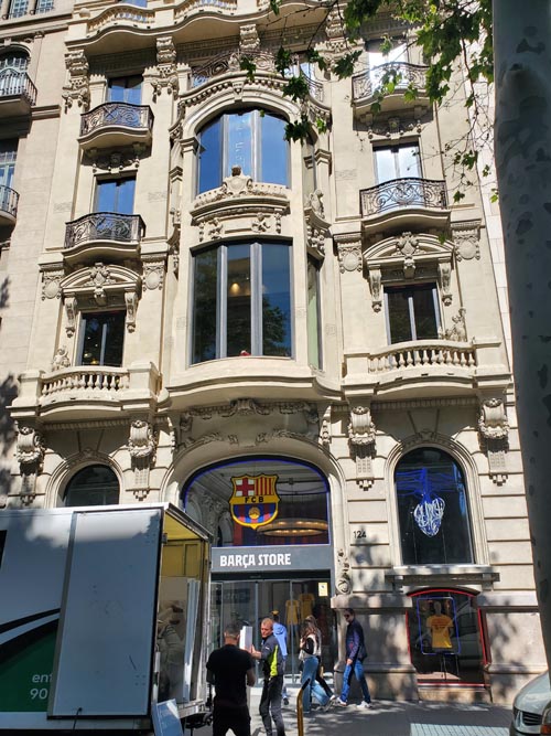 Barça Store Canaletes, La Rambla 124, Barcelona, Spain, April 24, 2024