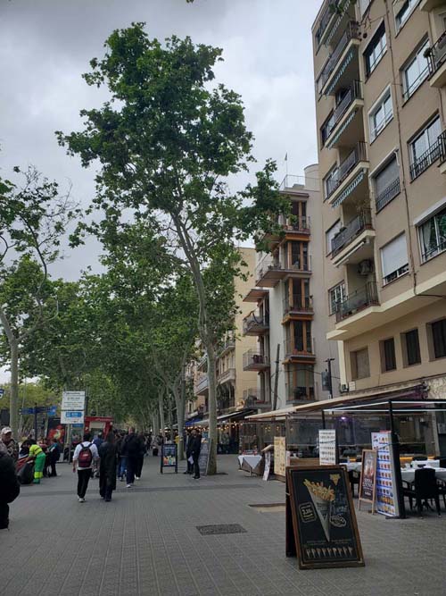 Passeig de Joan de Borbó, La Barceloneta, Barcelona, Spain, April 27, 2024