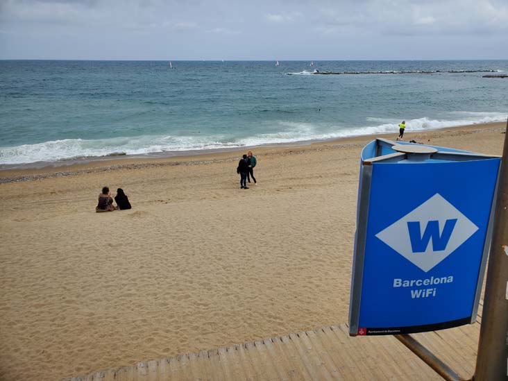 Platja de la Barceloneta, Barcelona, Spain, April 27, 2024