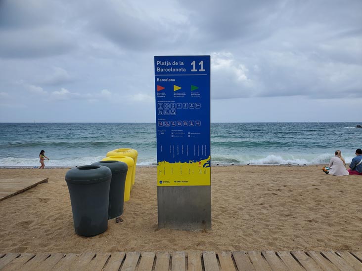 Platja de la Barceloneta, Barcelona, Spain, April 27, 2024