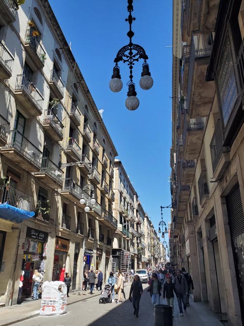 Carrer de Ferran, Barri Gòtic/Gothic Quarter, Barcelona, Spain, April 24, 2024