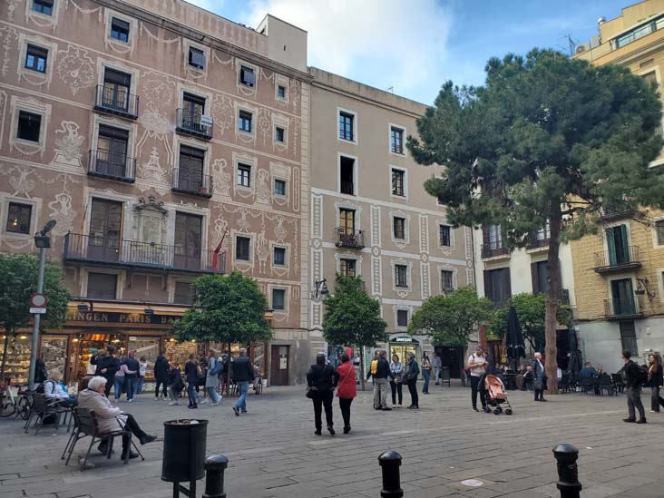 Plaça del Pi, Barri Gòtic/Gothic Quarter, Barcelona, Spain, April 26, 2024