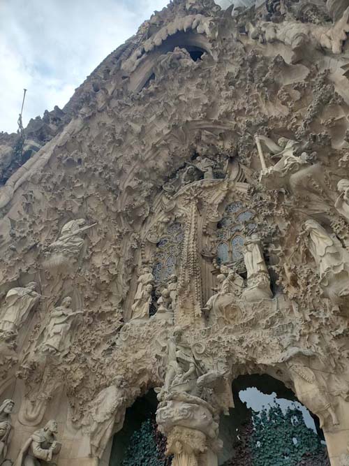 Nativity Façade, Basílica de la Sagrada Família, Barcelona, Spain, April 25, 2024