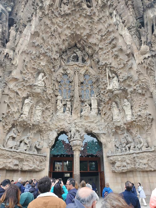 Nativity Façade, Basílica de la Sagrada Família, Barcelona, Spain, April 25, 2024