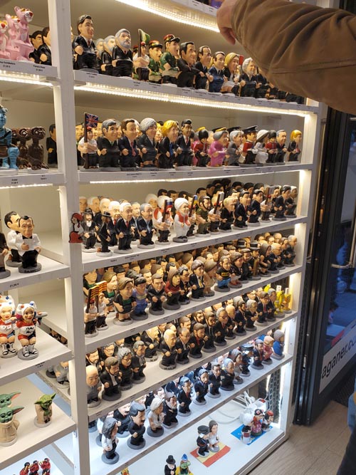 Caganer Banys Nous, Barcelona, Spain, April 26, 2024