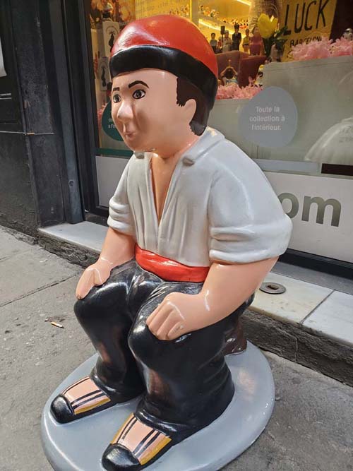 Caganer Banys Nous, Barcelona, Spain, April 26, 2024