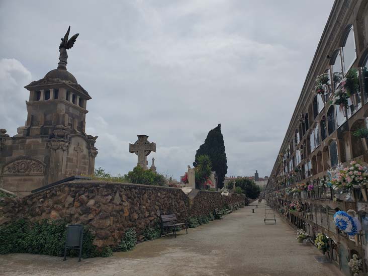 Cementiri de Poblenou/Poblenou Cemetery, Barcelona, Spain, April 27, 2024