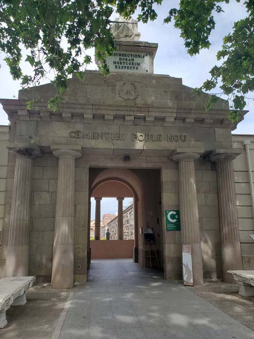 Cementiri de Poblenou/Poblenou Cemetery, Barcelona, Spain, April 27, 2024