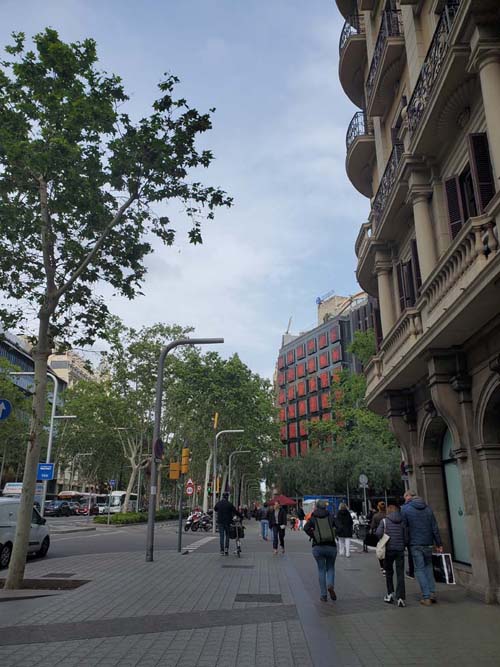 Avinguda Diagonal, Barcelona, Spain, April 25, 2024