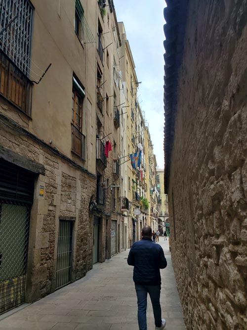 Carrer de Cremat Gran i Xic, El Born, Barcelona, Spain, April 27, 2024