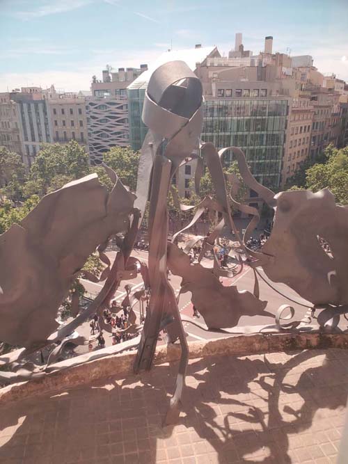 Balcony, Apartment, La Pedrera-Casa Milà, Barcelona, Spain, April 26, 2024