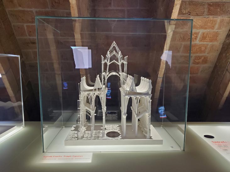 Sagrada Família Model, Attic, La Pedrera-Casa Milà, Barcelona, Spain, April 26, 2024