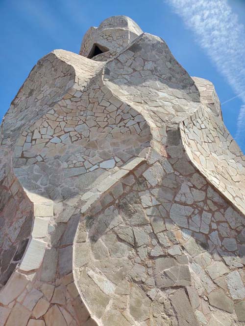 Terrace, La Pedrera-Casa Milà, Barcelona, Spain, April 26, 2024