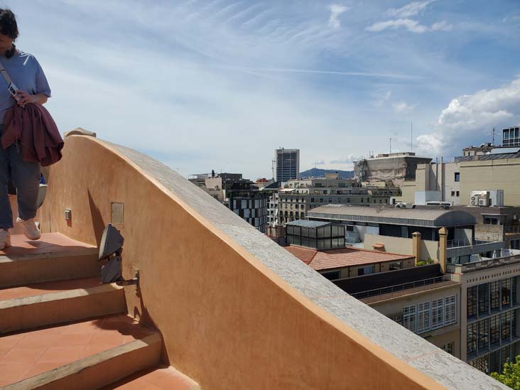 Terrace, La Pedrera-Casa Milà, Barcelona, Spain, April 26, 2024